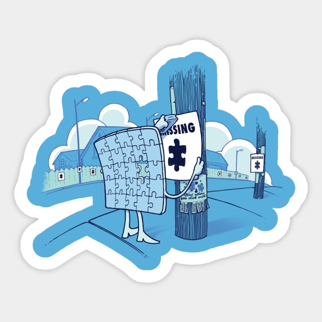 Missing Sticker by Made With Awesome